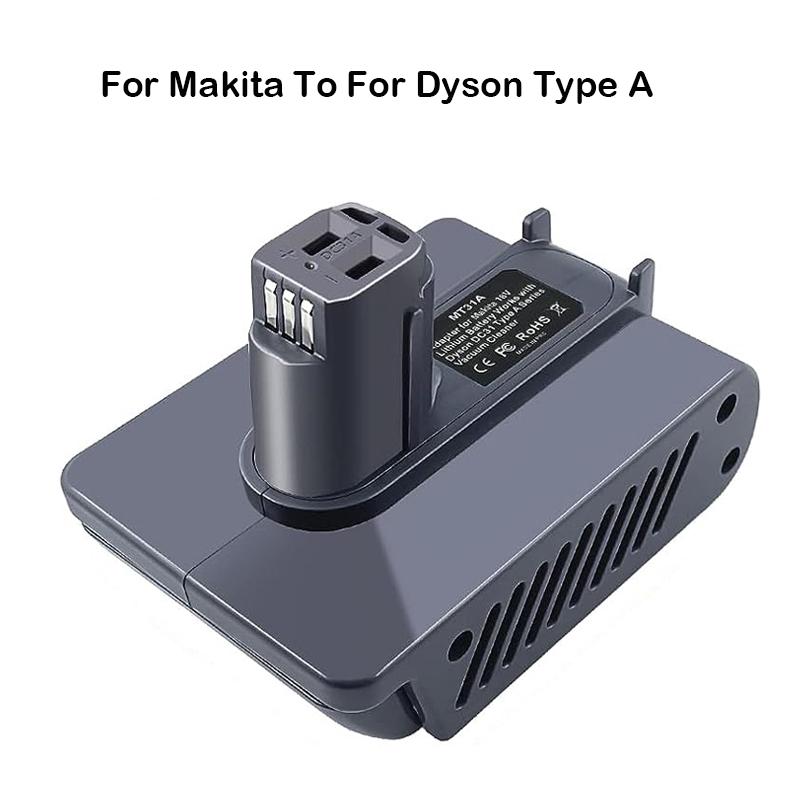 Адаптер для аккумуляторов Makita/DeWalt/Milwaukee/Bosch 18/20V к пылесосу Dyson Type A Type B DC31 DC34 DC35 DC44 DC45