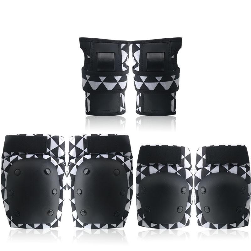 Kids Adult Skateboarding Roller Skating Snowboarding Safety Gear Set Knee Elbow Wrist Guards Turtle Design