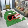 3D ковер с изображением лягушонка Пепе, мультяшный коврик для дома, гостиной, спальни, дивана, прихожей, коврик для игровой зоны детей, нескользящий коврик для пола