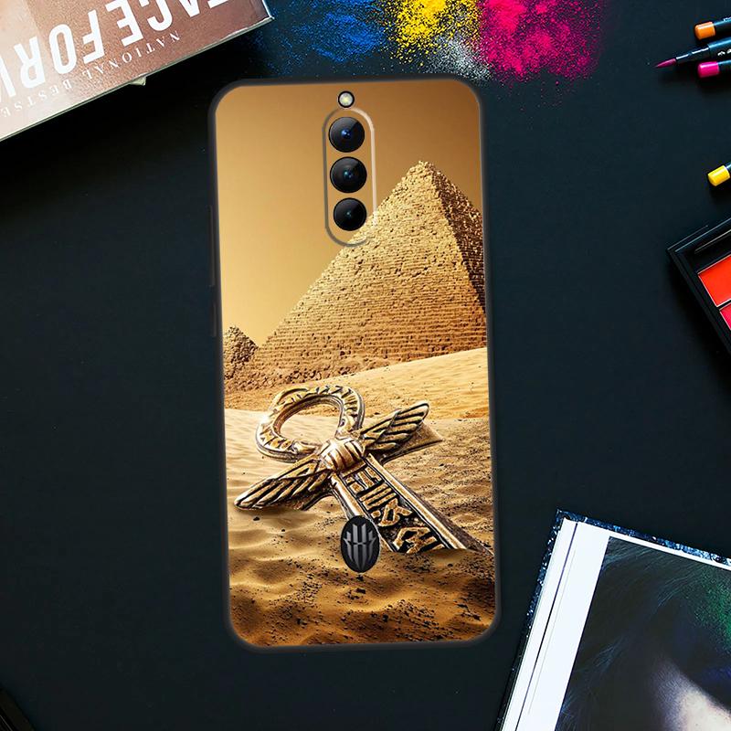 Египет Нефертити Анубис Анх Чехол Для ZTE Nubia Red Magic 9 8 8S Pro Plus RedMagic 6 7 Pro 6S 7S Pro 5S 6R 5G Задняя Крышка