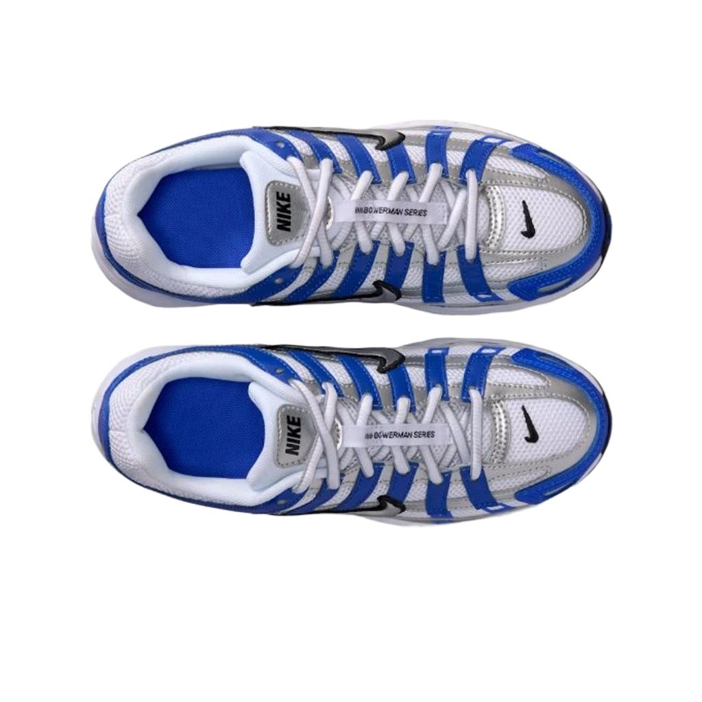 Nike P-6000 GS Синий гоночный Детские кроссовки Металлик-серебристый Белый HV5064-402