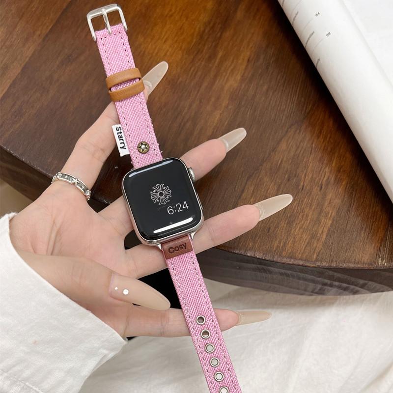 Ремешок для часов Apple Watch 46/42/44/45/49 мм 38/40/41 мм из искусственной кожи, модный ремешок для часов серии Ultra2 Se 10/9/8/7/6/5/4/3/2/1