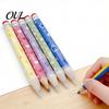 Romantic Desk Decor Giant Pencil, Extra Large Writable with Colorful Jumbo Novelty Pencil Pattern Printed, Oversized for School Office Supplies Unique