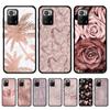 Beautiful Gold Rose Phone Case For Redmi Note 10 9 8 6 Pro 8T 5A 4X X 5 Plus 7 7A 9A K20 Cover