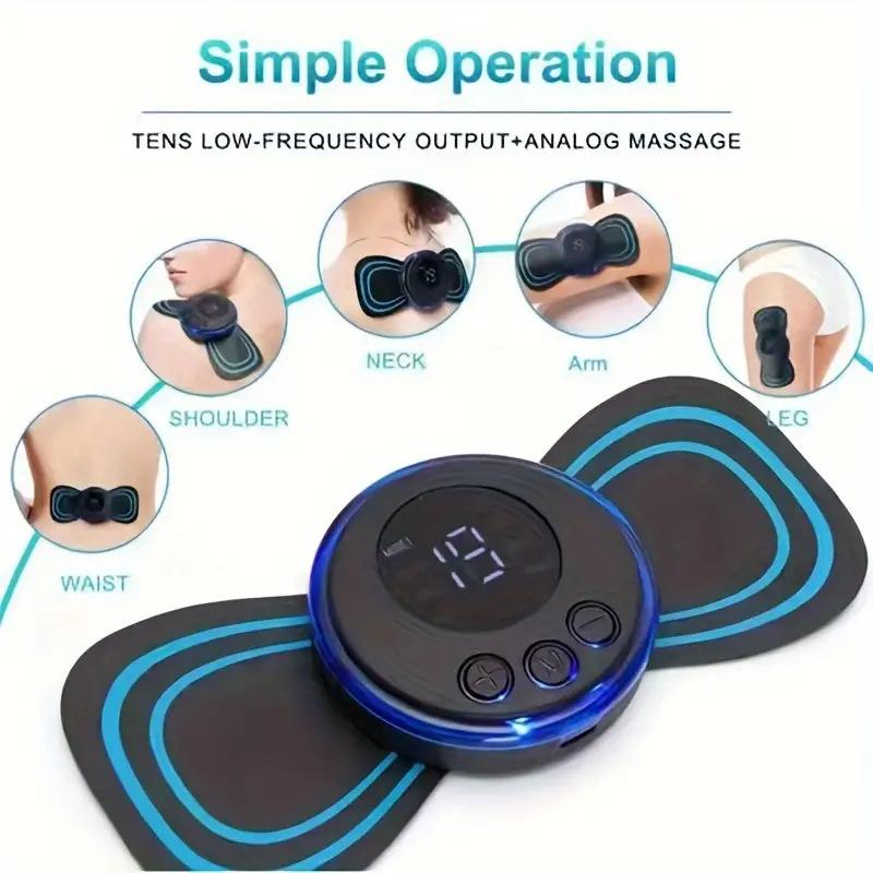 10PCS Replacement Patches Accessorie Intelligent Cervical Massage EMS Mini Body Neck Massager Patch Muscle Hip Exerciser