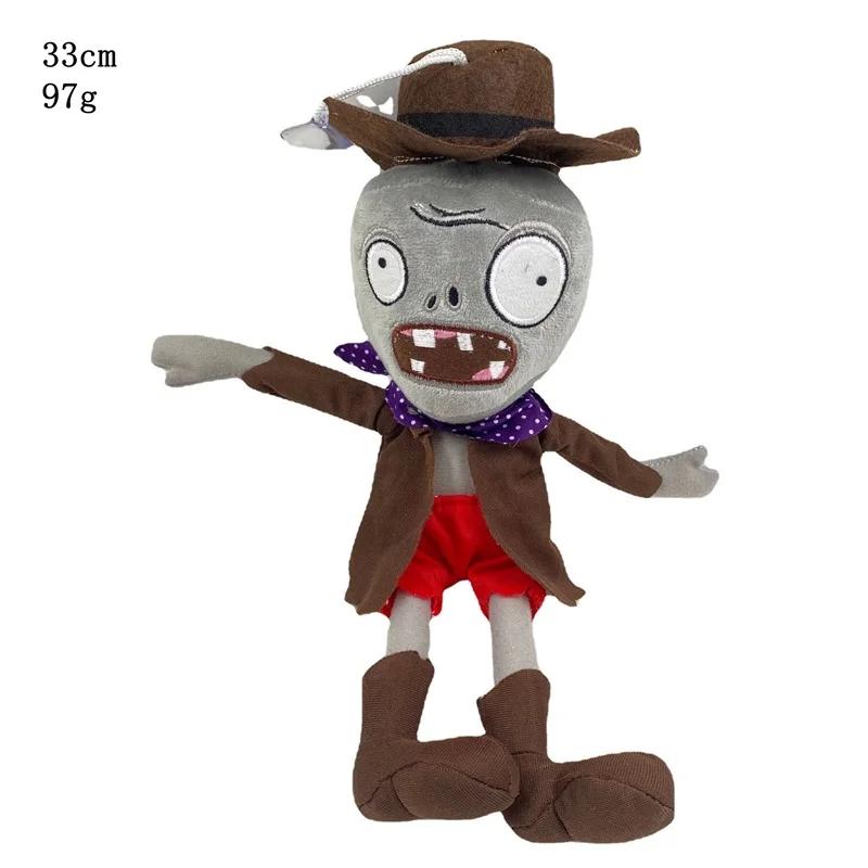 1 шт. 30 см Растения против Зомби Мягкие игрушки PVZ Zombies Gargantuar Hats Пиратские Зомби Мягкие плюшевые игрушки для детей Подарок детям