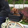 Велосипедная переноска для животных грузовая корзина Велосипедная корзина для питомца с запирающейся крышкой Задний багажник для горного велосипеда Задняя корзина-органайзер для велосипеда