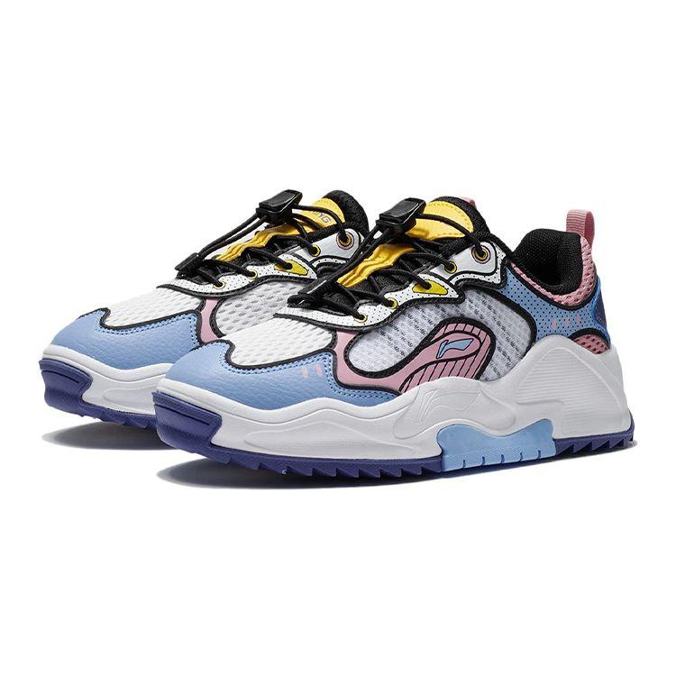 Li Ning Youth  Childrens Source Casual Shoes New Aurora Blue Kids Casual Shoes YKCS024-4
