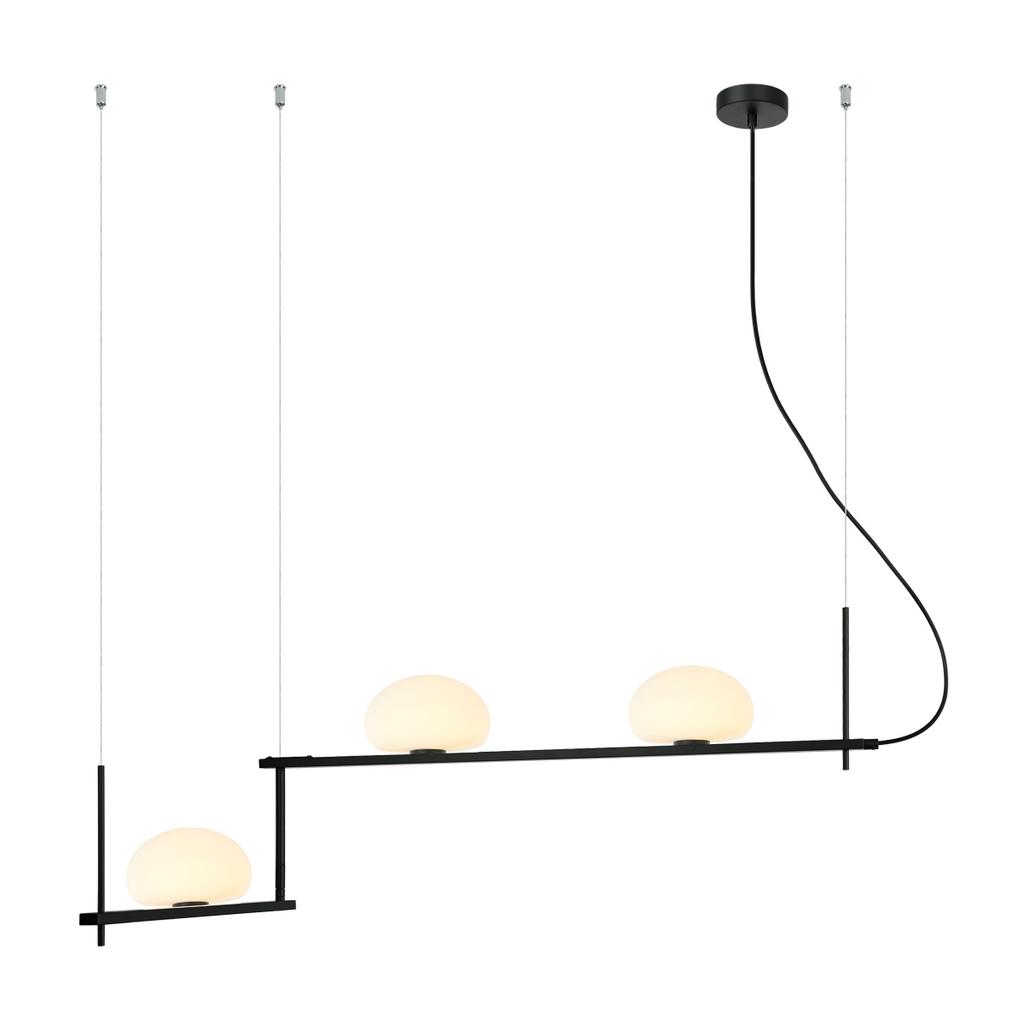Lampa Wisząca Kernio 3 G9 Czarny Italux Pnd-357783-Bk+W