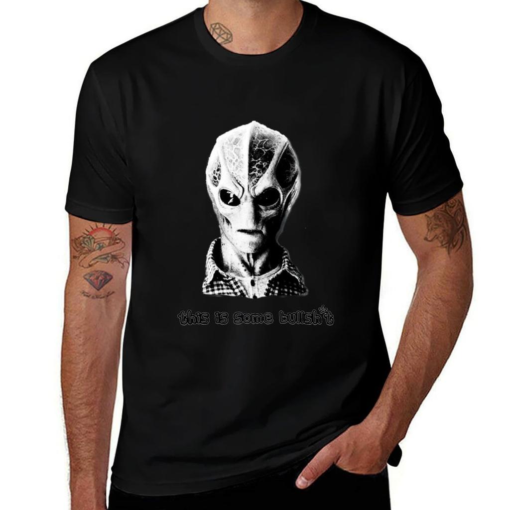 Resident Alien Tv Series This Is Some Bullsht Tshirt Basic Casual Wear Short Sleeve Top