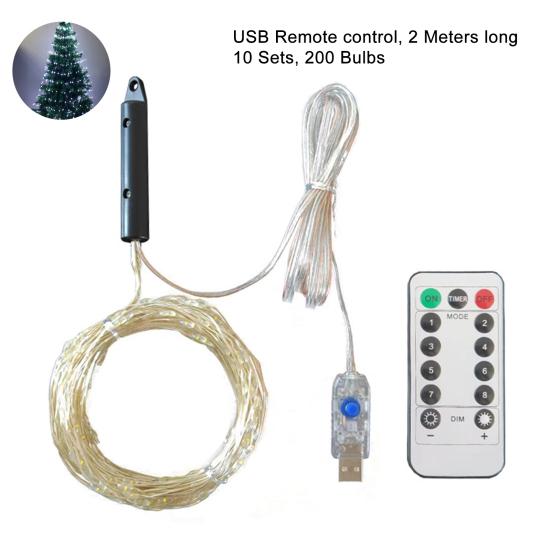 2026 Рождественская елка Водопад Огни 8 Режимов Каскадные Светодиодные Гирлянды с Таймером