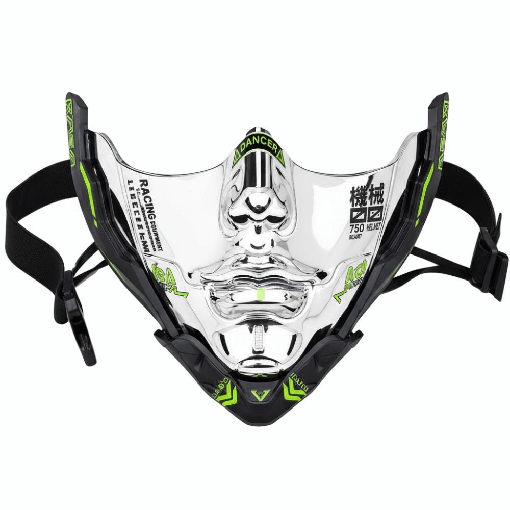 Mechanical Face Cyberpunk Mechanical Face Mask Robot Style Cosplay Prop Mask Halloween Party