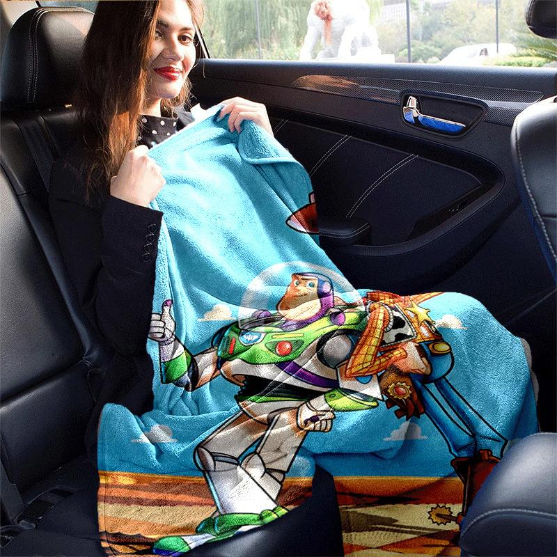 1pc Toy Story Printing Blanket - Soft, All-Season Throw for Living Room, Bedroom,Personalized Gift with Adorable Cartoon Design