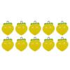 10pcs DIY Peach Flat Resin Charms Pendant 3D Fruit Pendants  Jewelry Making Accessories