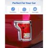 Rear Tail Light Trim Cover 2pcs Tail Light Lamp Cover Guard Trim Frame Compatible with Ford F150 2015-2020 Exterior Accessories Tail Lamp Shell