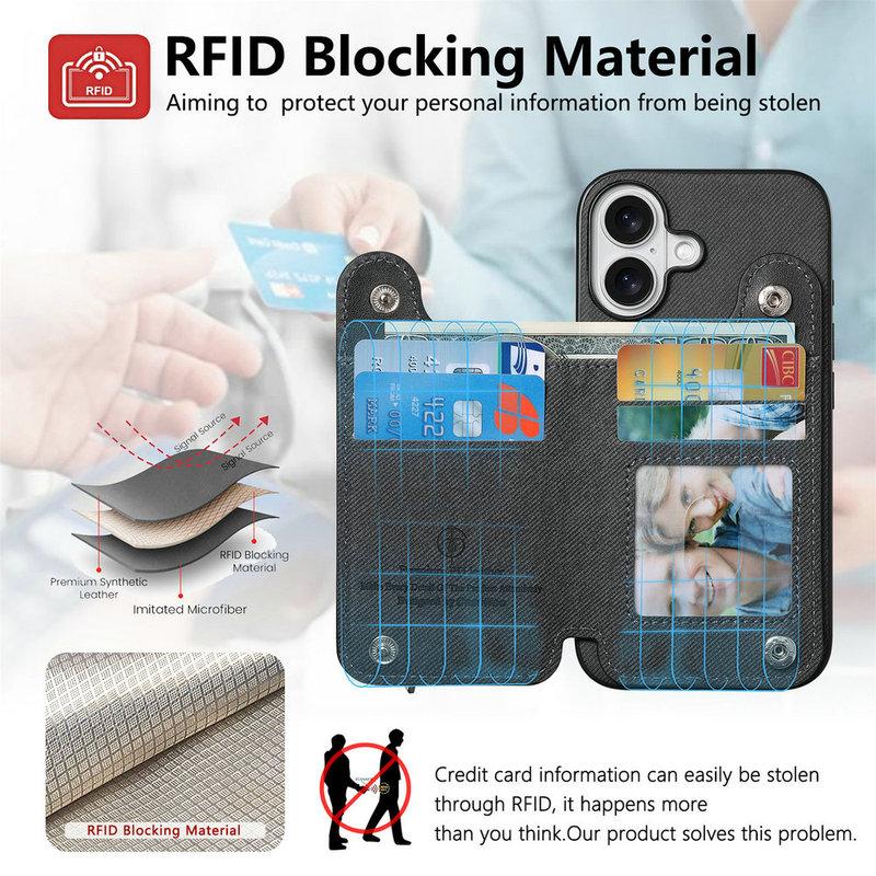 G15 G54 G86 Power 5G Luxury Case RFID Card Leather Capa for Motorola Moto G56 G66J G85 G75 G55 G35 G05 G04 G14 G06 G84 Zip Cover