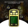 SMART SENSOR ST8990 Мультигазовый монитор, перезаряжаемый 4-дюймовый детектор газа, тестер, датчик с подсветкой, функцией сигнализации, ЖК-дисплей, вилка европейского стандарта