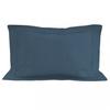 57 Thread Count Cotton Pillowcase 50x70 Cm UNI Duck Blue, by Soleil D'ocre