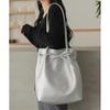 [Alto Rose] silver tote bag ladies tote large capacity Larger 2way handbag shoulder bag With zipper lightweight handbag Shoulder bag independence cute