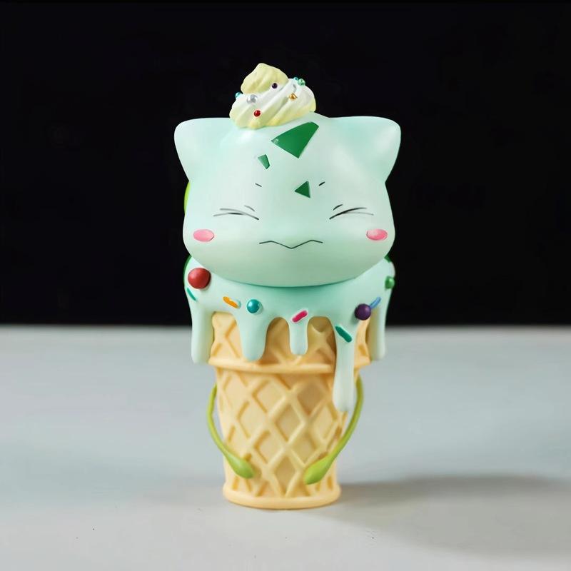Snorlax Collectible Figurine Ice Cream Cone Design Pvc Anime Figure For Desktop Decoration Anime Collectors And Fans