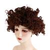 Football Fans Wigs Clown Props Afro Curly Wigs Costume Party Funny Wig Synthetic Wigs Cosplay Hairs