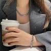 Men's and women's bracelets, Cuban stainless steel chains, BFF bracelets, gifts, couple jewelry