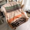 New Houndstooth Print Scarf for Women Warmer Winter Cashmere Pashmina Scarves Shawls Female Thick Blanket Wraps Foulard 2026