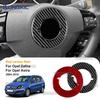 Настоящее Мягкое Углеродное Волокно Для Opel Zafira B 2004 2005 2006 2007 2008 2009 2010 Astra H MK5 Наклейка на Центральную Отделку Руля Автомобиля