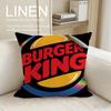 Brand Burger King Cushion Cover Pillowcase Set Pcs x x Breathable Washable Sofa Cushion Cover
