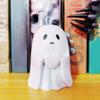 Halloween Spooky Resin Ghost Statue Cute Finger Ghost Ornaments Rock Spooky Resin Statue for Gift Props Tabletop Halloween Decor
