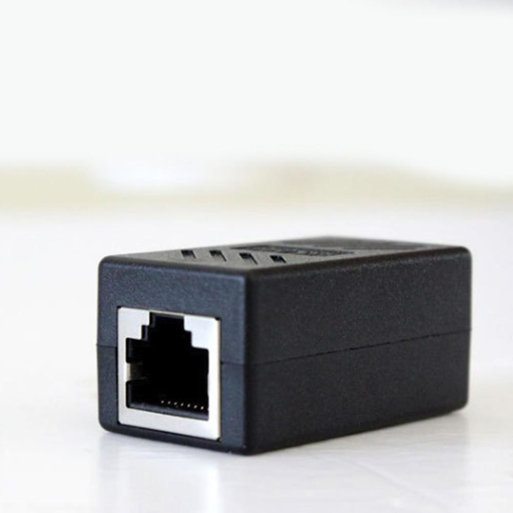 RJ45 Cat 5 Cat 6 Cat6a Coupler Extender Connector Ethernet Coupler Female To Female PC Hardware Adapter Cable Extender Converter