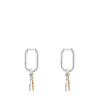 [TOUS] Two-Tone Sweet Dolls Small Bear Hoop Earrings 1004251900