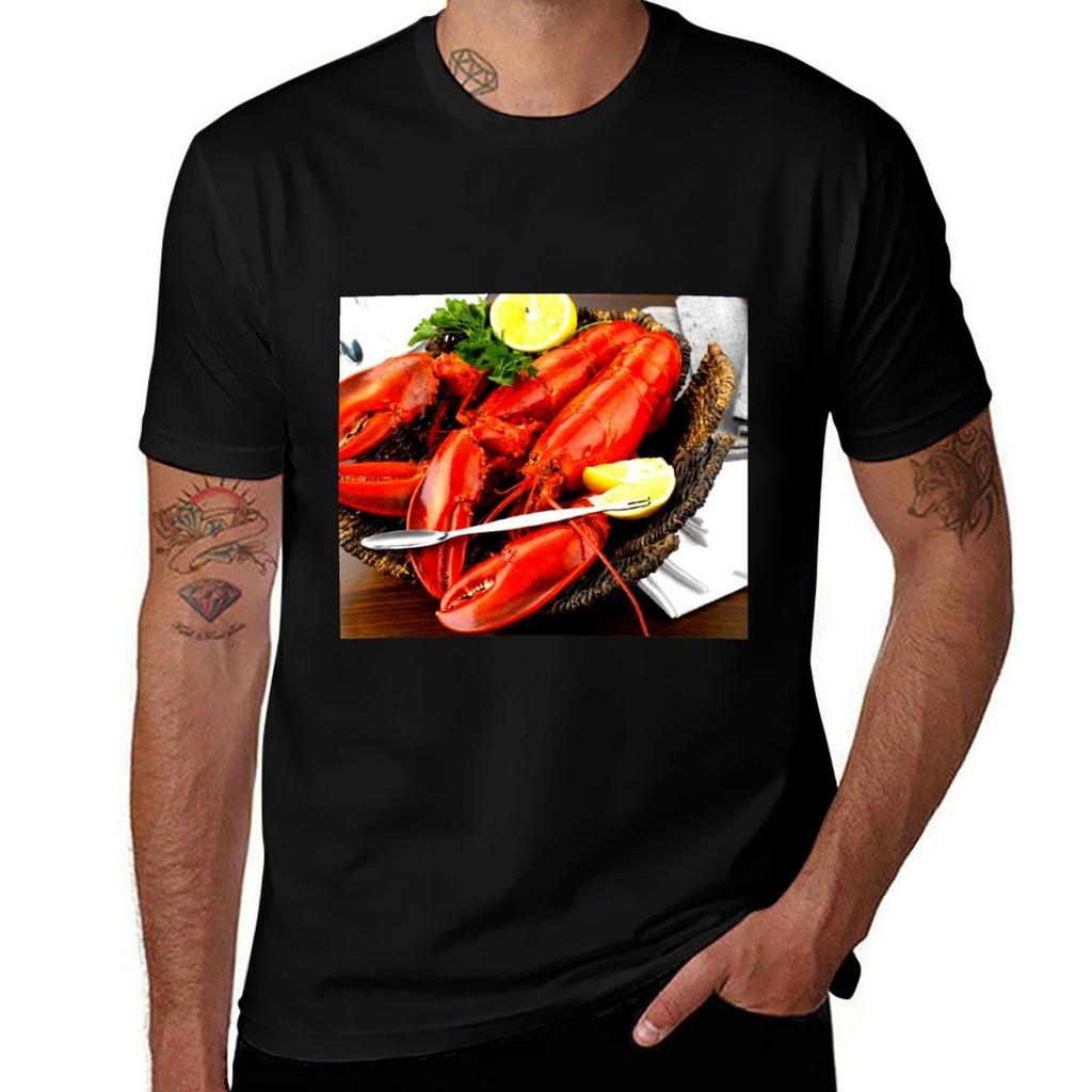 lobster photo with high resolution quality TShirt Sports Casual Breathable Tee Shirt