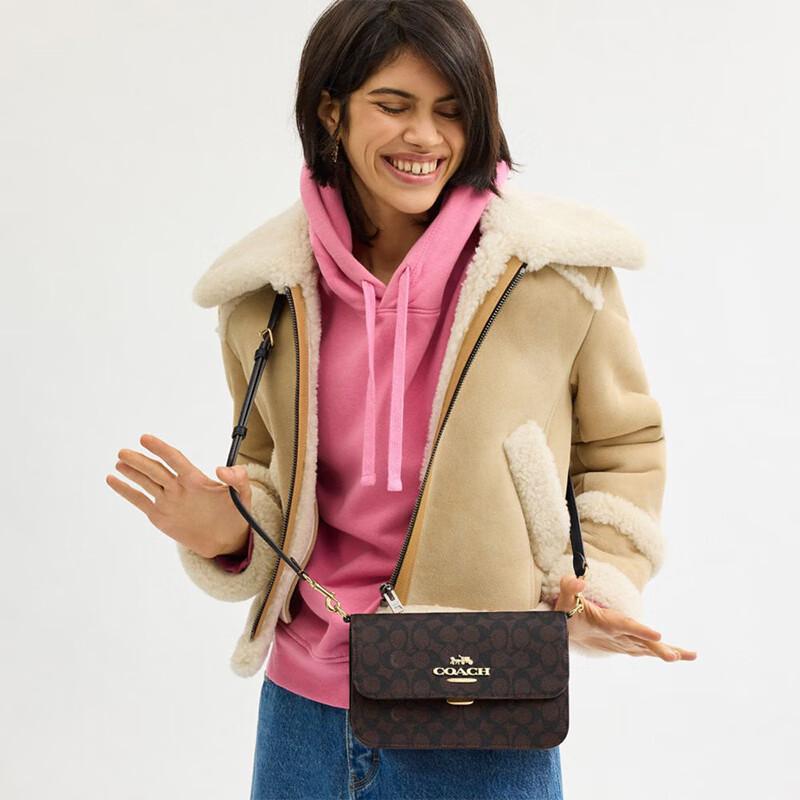 Coach Brynn Women's Shoulder Crossbody Envelope Bag