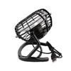 (Black) 4 Inch Desktop Fan Car Desk Fan USB Interface Mini Fan Usb Fan PP Plastic Fan For Outdoor Home