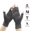 2 Pairs Arthritis Gloves Fingerless Compression Gloves Women Men for RSI,Carpal Tunnel, Rheumatoid, Tendonitis