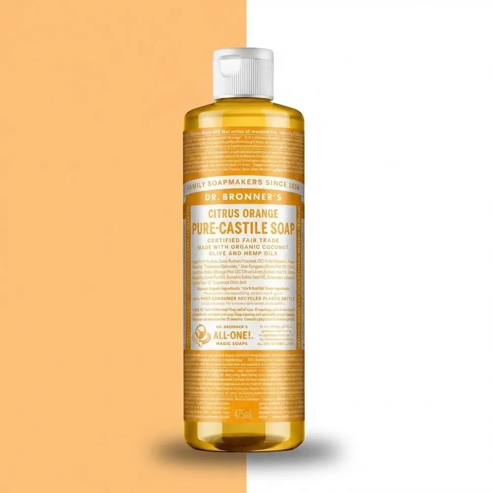 Dr. Bronner's Citrus Orange Pure Castile Soap Body Wash 475ml