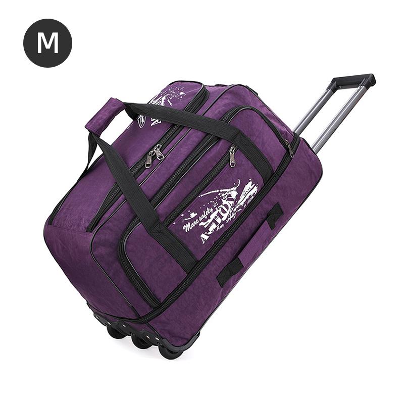 Оксфордский холст дорожная сумка на колесах Компактный водонепроницаемый складной багаж большой вместимости унисекс