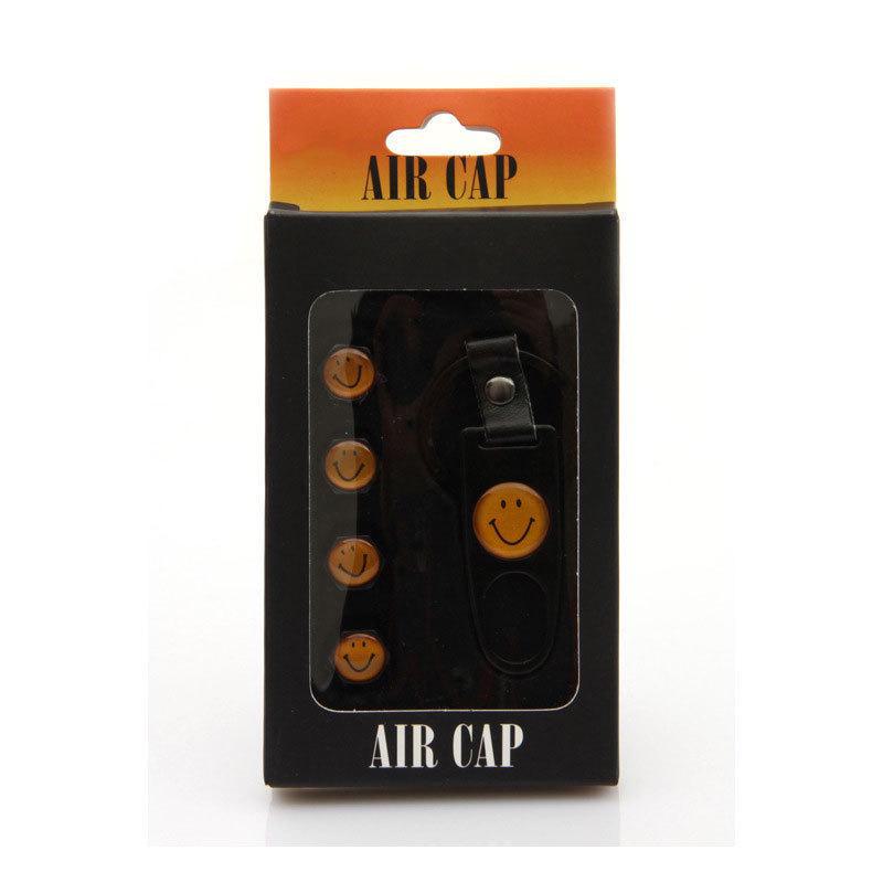 Персонализированные противоугонные колпачки для автомобильных шин с кожаной пряжкой