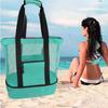 Сумка для пикника на открытом воздухе, изоляционный и сохраняющий пляжный пакет для льда, сетчатая пляжная сумка, креативный многофункциональный пакет для льда