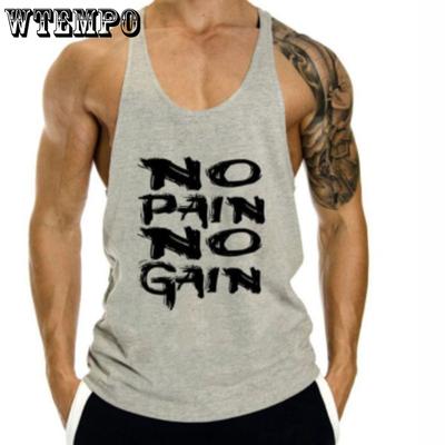 Майка летняя Y Back Gym Stringer майка мужская хлопковая одежда бодибилдинг без рукавов майка фитнес жилет для мышц майка для тренировок