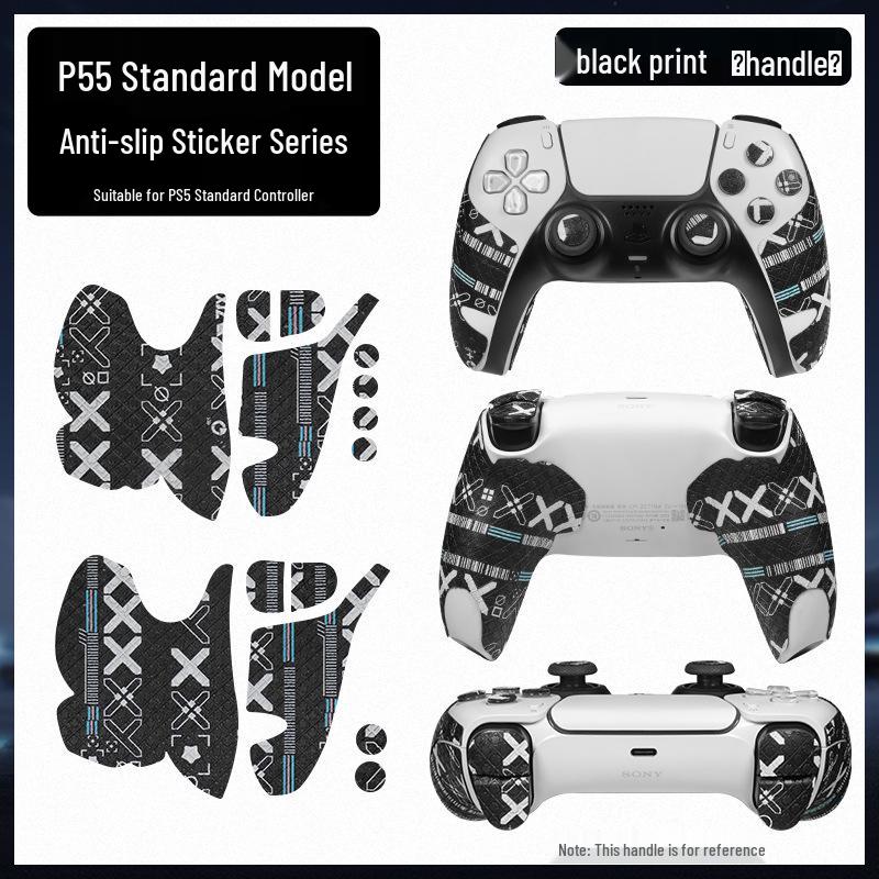 PS5 Controller Anti-Slip Stickers & Protective Grip Film Set