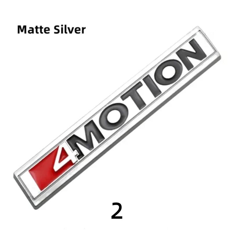 3D Metal 4motion Logo Rear Trunk Car Badge Emblem Sticker Decals