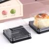 50pcs Cake Sticker Sealing Label Packaging Boxes Pastry Baking Transparent Cupcake