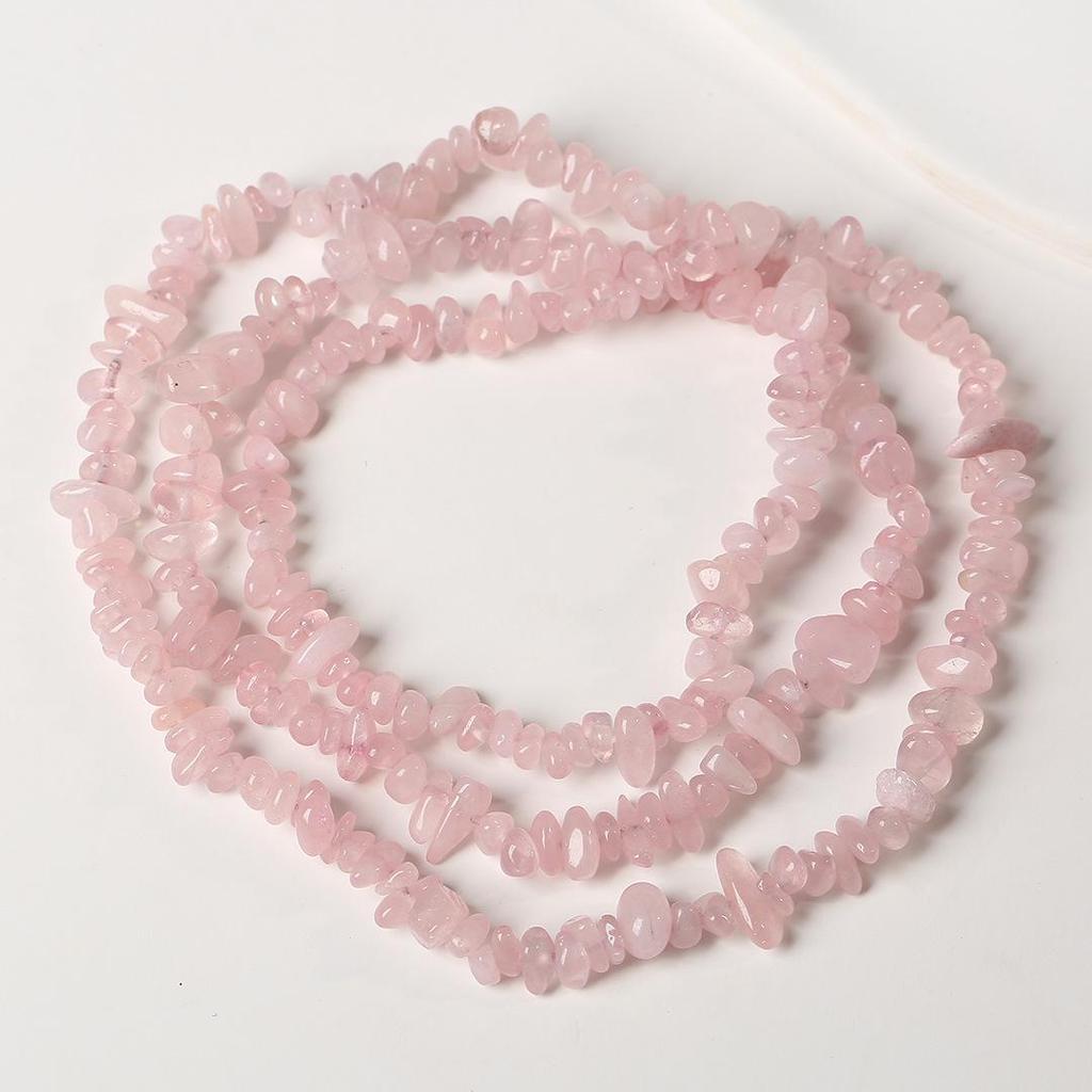 Ожерелье из натурального аметиста, 80 см - Полированные, Неправильные полоски для изготовления украшений и браслетов своими руками