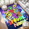 Custom Name Personalized Sprunki Game Print Carpet, Versatile Home Decor Rug, for Playroom, Apartment, Balcony, Entryway, Hallway Gift