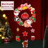 Cartoon Kids DIY Christmas Wreath Craft Kit