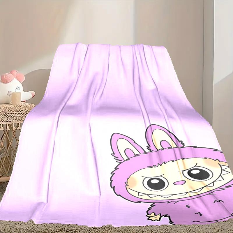 [LABUBU Blanket] Soft Throw Blanket for Bed Sofa, Holiday Gift Blanket for Women Men Family Friend