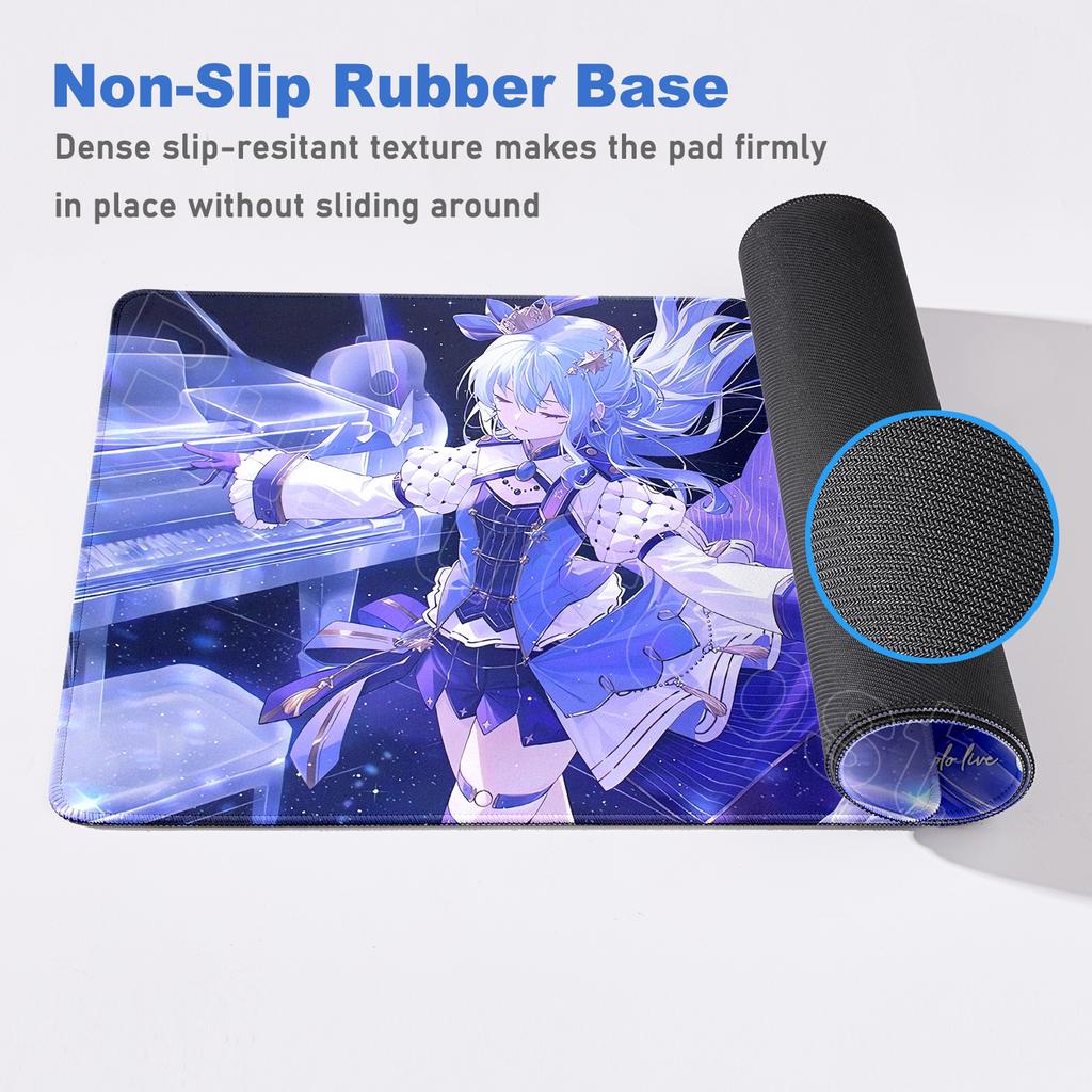2026 New Pretty Wallpaper Hololive Hoshimachi Suisei Mouse Mat Cute Anime Girl Desk Mat Pc Accessories Big Mousepad Kawaii Rug