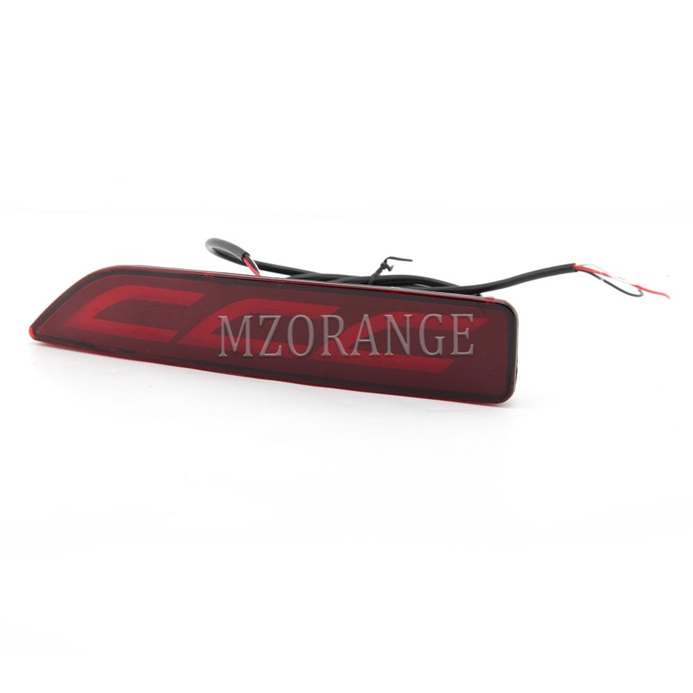 1 Pair LED Rear Bumper Lights for Honda CRV CR-V 2007 2008 2009 Multi-function Rear Fog Lamp Brake Light Driving Lamp